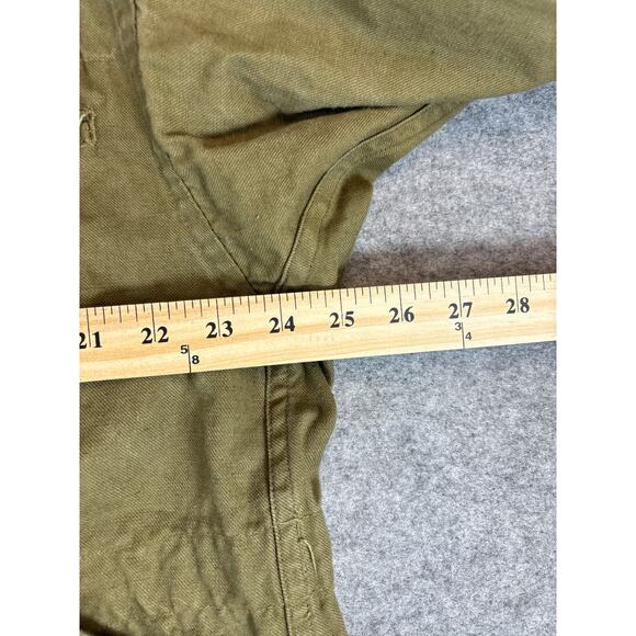 VINTAGE 50s US Army Jaket Mens Large Green Military Field Coat Workwear Outdoor - Picture 2 of 4